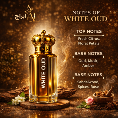 Pure White Oud Attar - 18ML